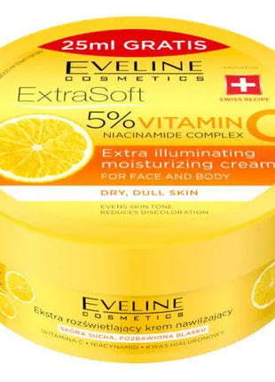 Crema fata si corp ExtraSoft Eveline Vitamina C