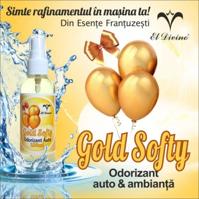 Koncentrált autóillatosító 50 ml – Gold Softy