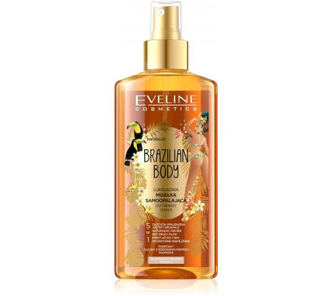 Eveline Brazilian Body Brumă autobronzantă de lux pentru față și corp 5în1 150 ml