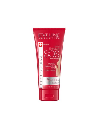 Crema pentru picioare, Extra Soft Sos Eveline Cosmetics, Regeneranta Mask,100 ml