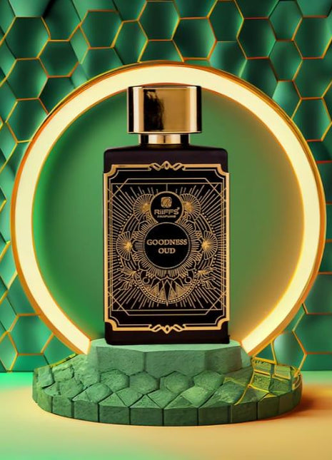 Apa de Parfum Goodness Oud Black, Riiffs, Unisex - 100ml