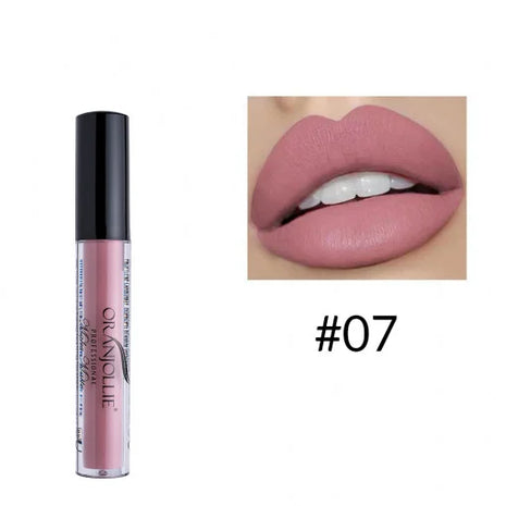 Make Matte Oranjollie folyékony rúzs 7-es számmal, 24 órás tartóssággal