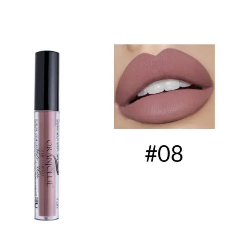 Make Matte Oranjollie folyékony rúzs 8. számú, 24 órás tartósságért
