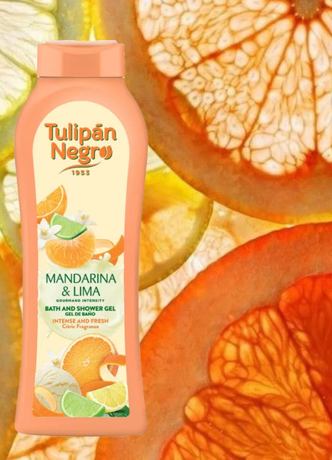 Tulipan Negro Gel Dus Mandarina Lime 650ml